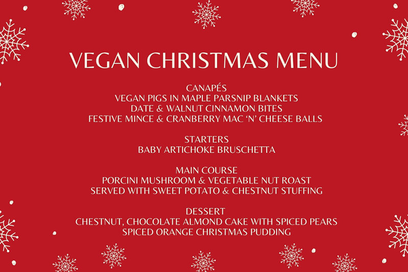Vegan Christmas Menu inspiration