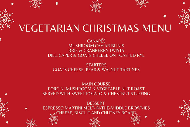 Vegetarian Christmas Menu inspiration