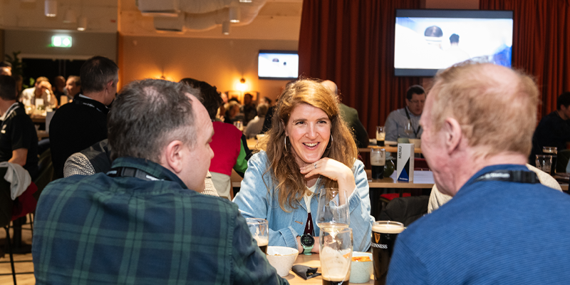 Guests enjoying hospitality in the Allianz Suite at Allianz Stadium