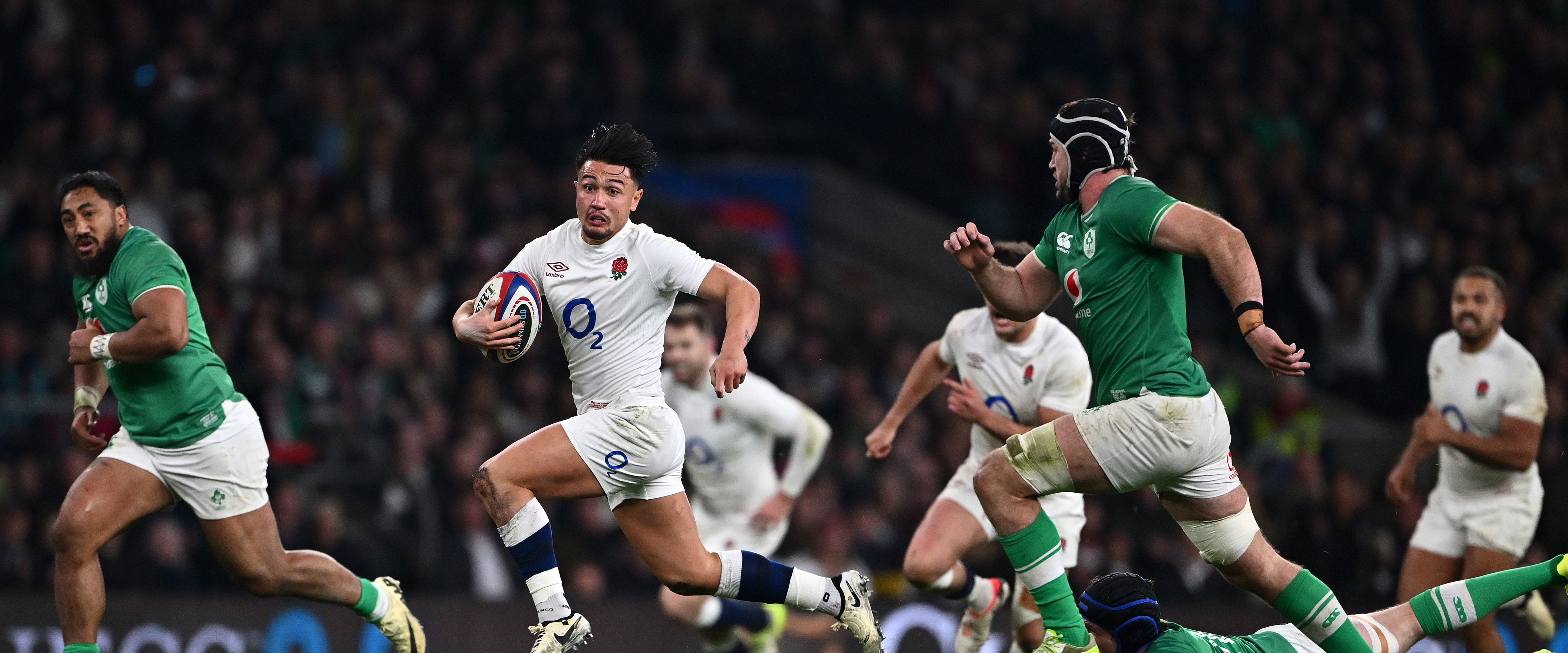 England v Ireland in the Guinness Six Nations at Twickenham Stadium