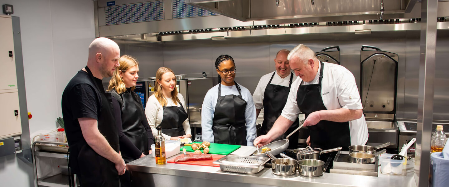 Xcelerate cookery classes at Edgbaston Stadium