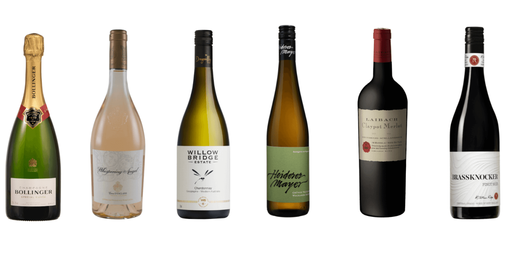 Wine selection available in hospitality for guests at Allianz Stadium in Twickenham for a rugby match day 