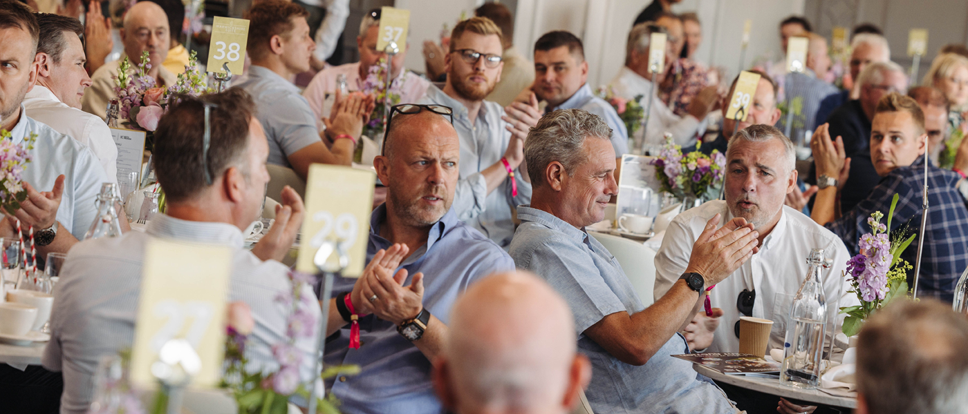 Guests in the Warwickshire Suite at Edgbaston Stadium in hospitality