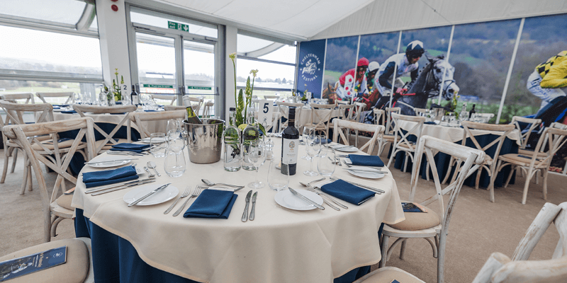 Long run private balcony hospitality boxes at Cheltenham Festival