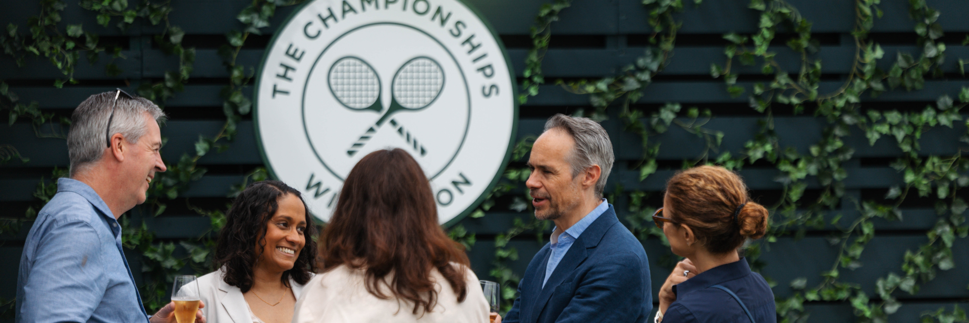 guests enjoying hospitality at Wimbledon