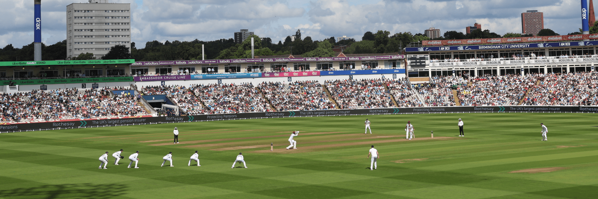 England playing test match at Edgbaston