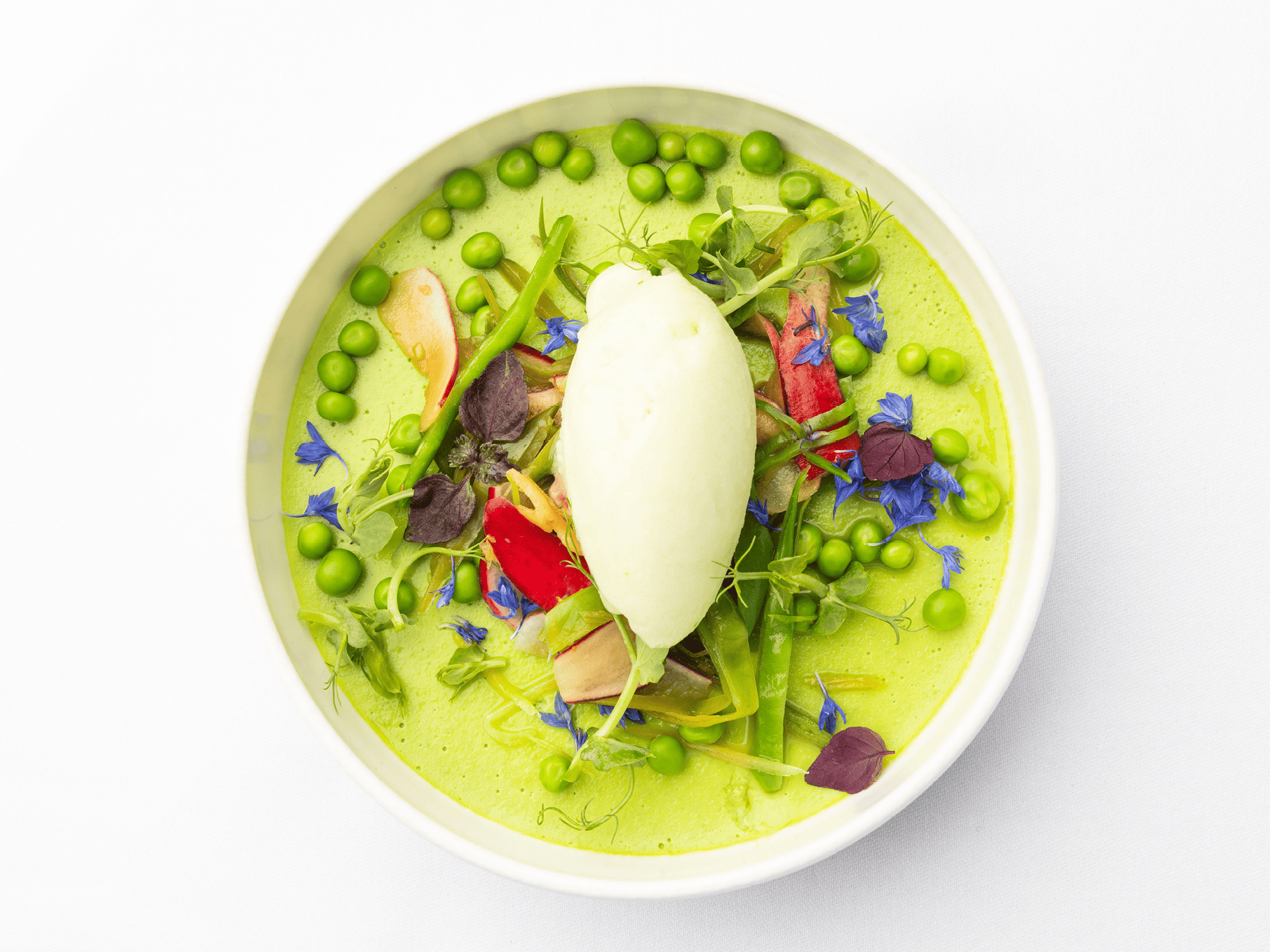 A main course dish served by Michelin star chef Michel Roux for The Lawn hospitality at Wimbledon