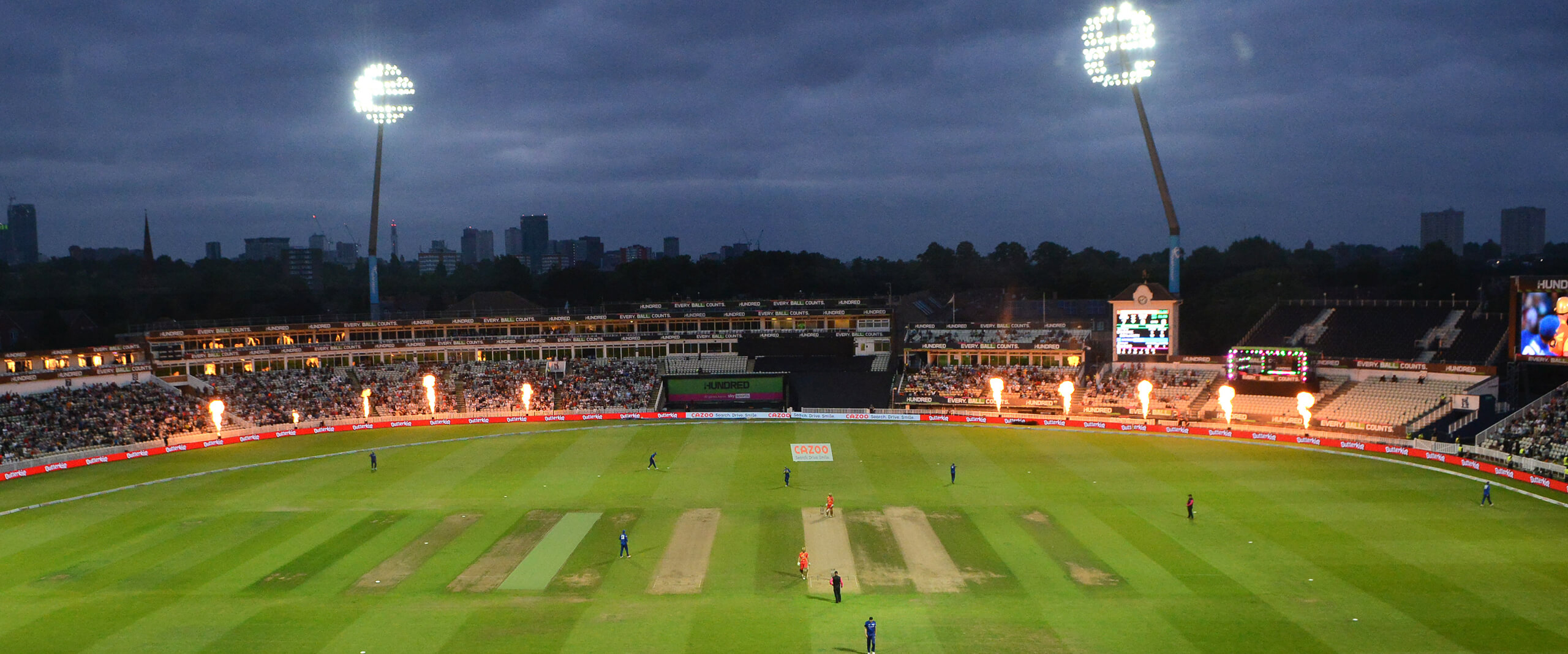 Fireworks at Edgbaston Stadium