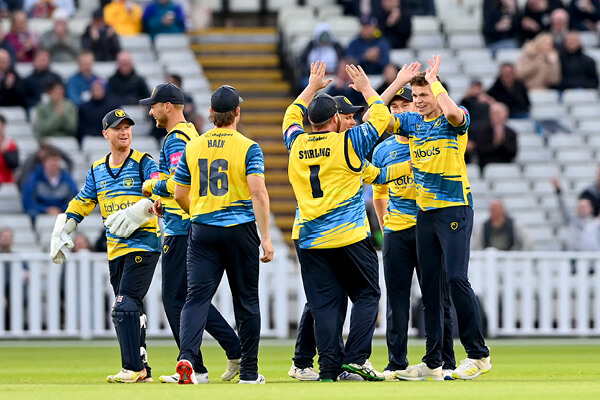 Official hospitality for the Birmingham Bears T20 team at Edgbaston Stadium