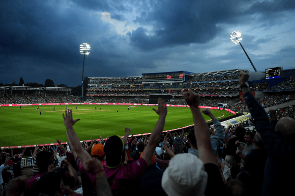 View from the crowd at the T20 Finals Day at Edgbaston Stadium