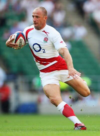 Mike Catt running with the ball