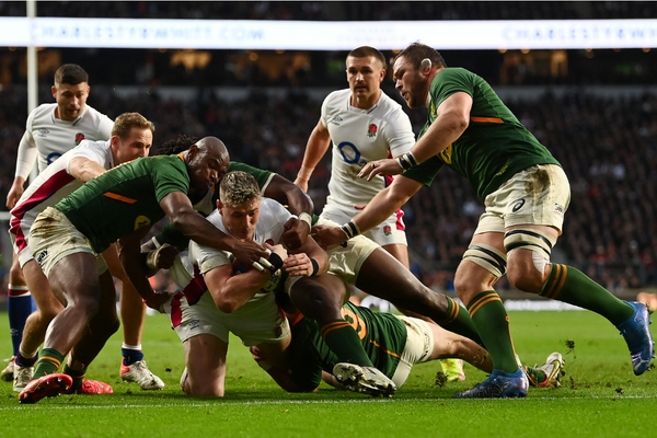 Steward scoring against South Africa