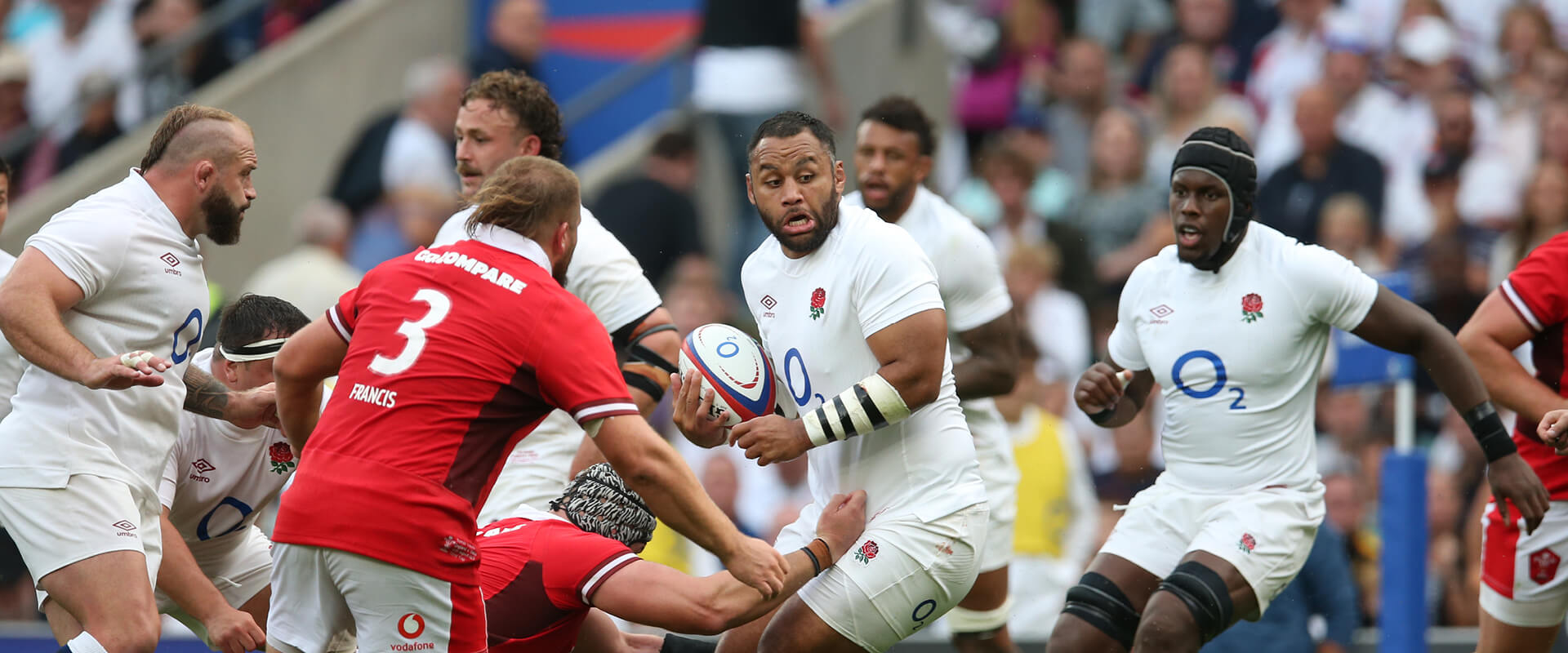 England v Wales in the Guinness Six Nations at Twickenham Stadium