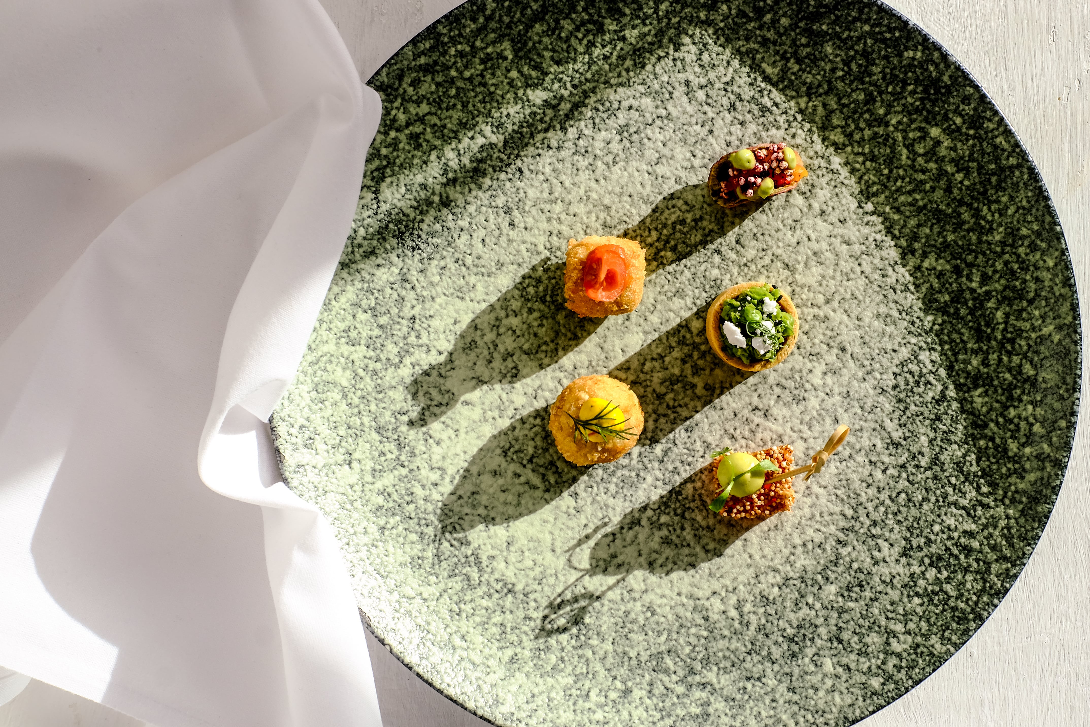 Plated food