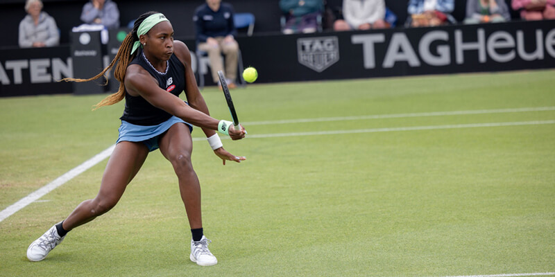 Coco Gauff at Eastbourne International 
