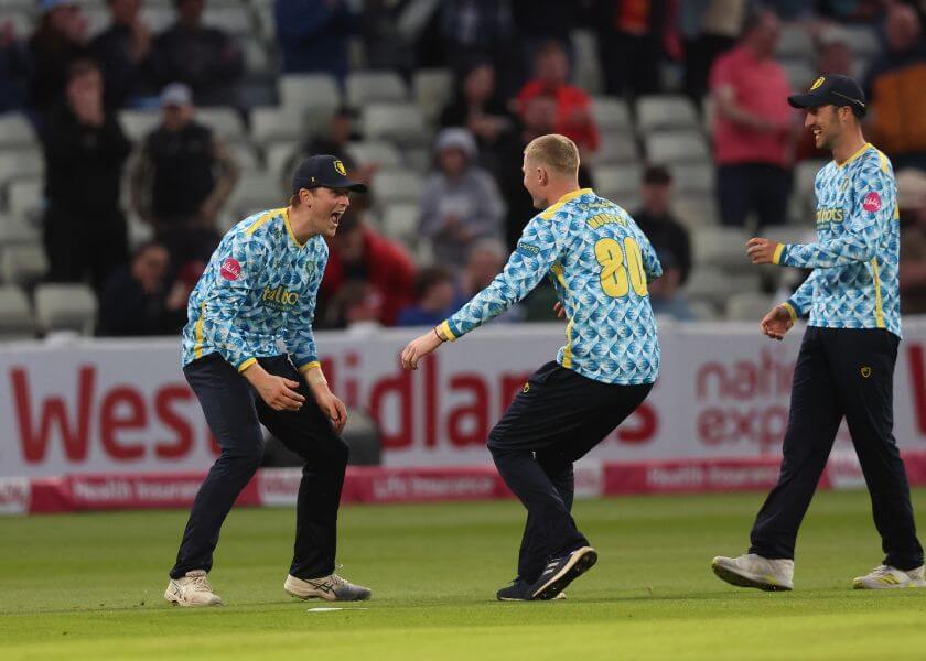 Bears in action at Edgbaston