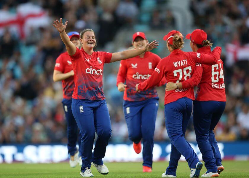 England Women in action at The Kia Oval