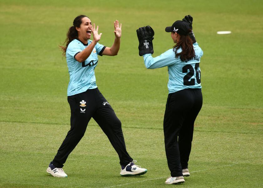 Surrey Women in action at The Kia Oval