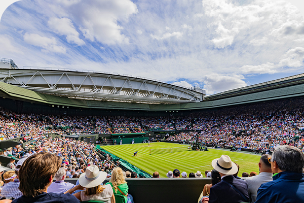 Centre Court at The Championships, Wimbledon, Keith Prowse guests