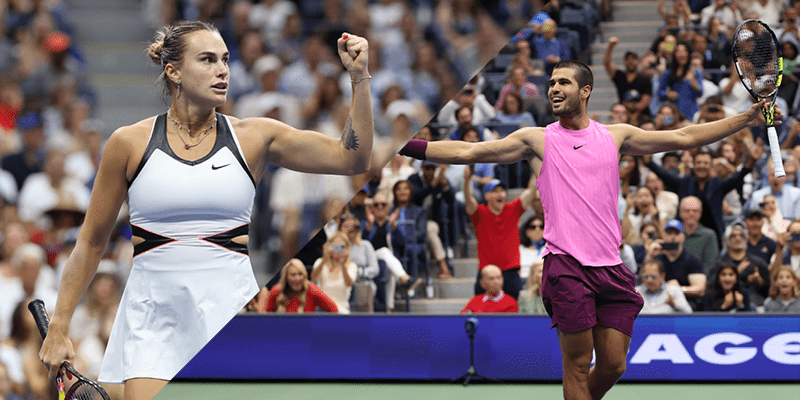 Carlos Alcaraz and Aryna Sabalenka
