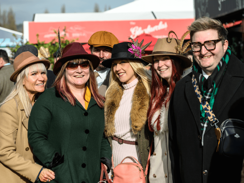 Fashionable guests at Cheltenham