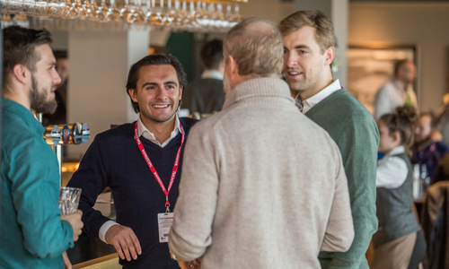 Guests networking 