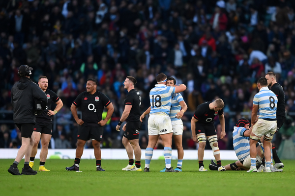 England V Argentina post match