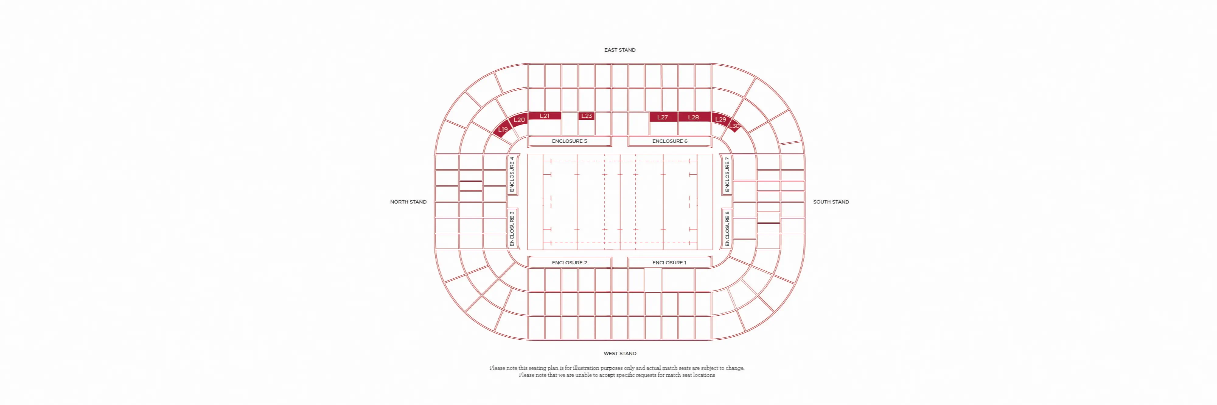 The lock seating plan