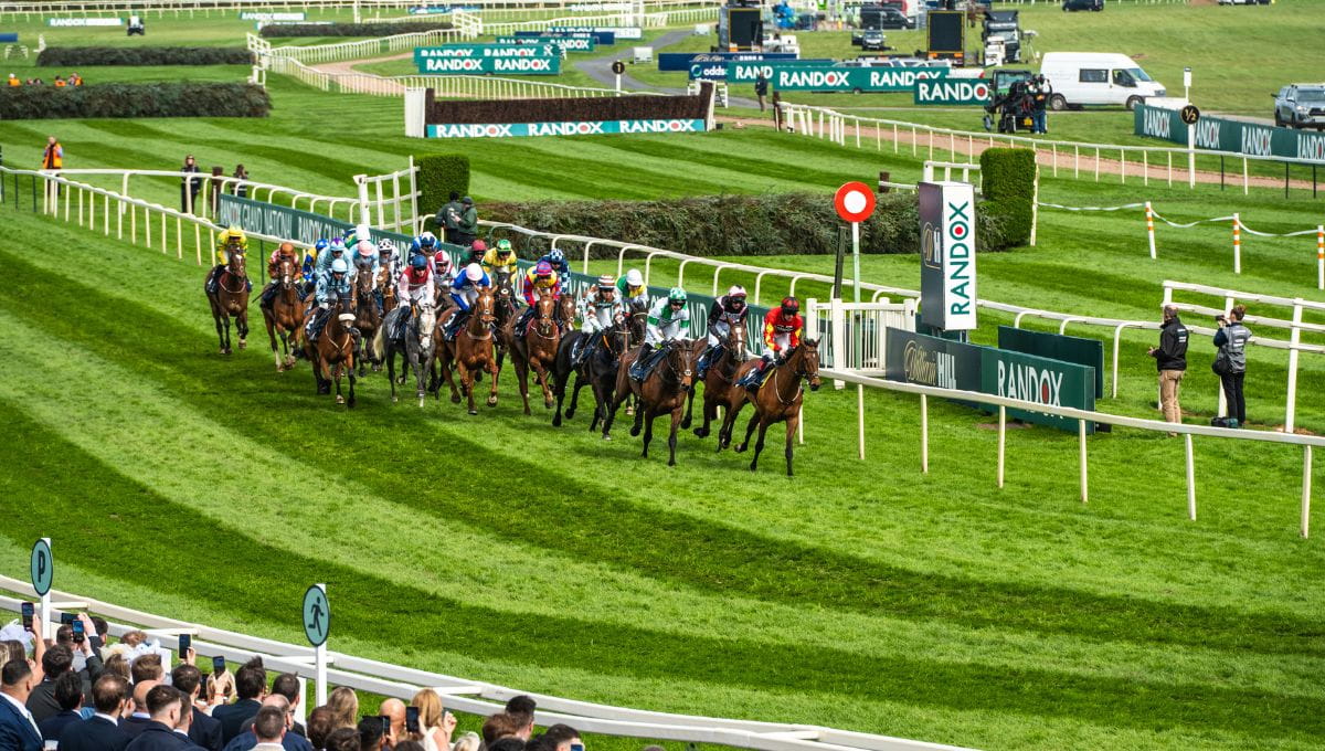 Races at the Grand National at Aintree Racecourse