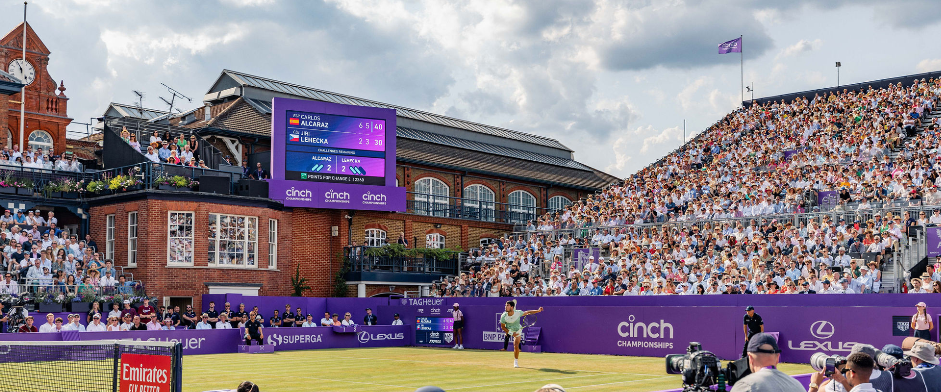 Alcaraz on Centre Court