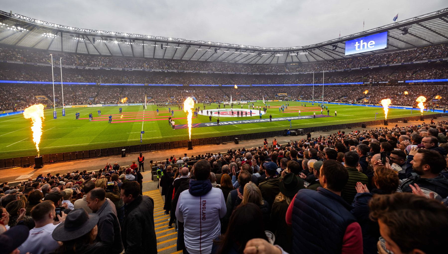 View of the pitch from The Gate