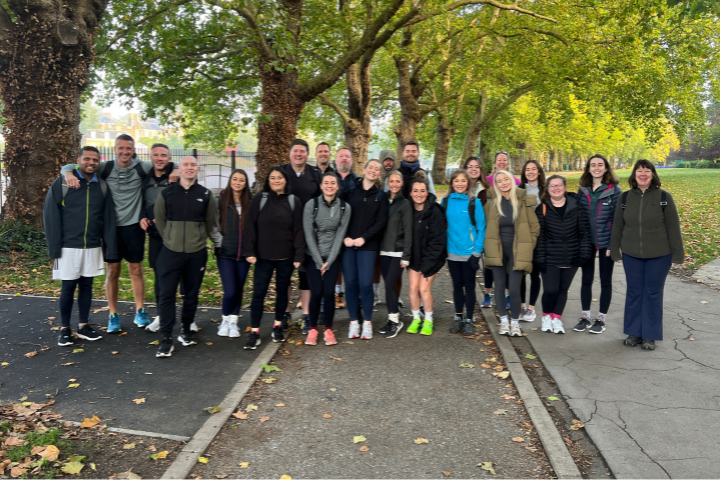 Keith Prowse ready to walk the great Thames Path.