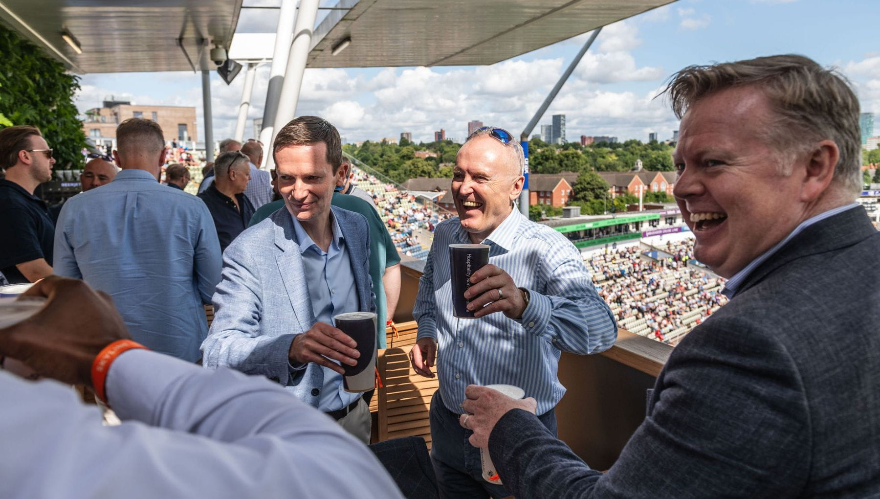 Guests enjoying Skyline hospitality