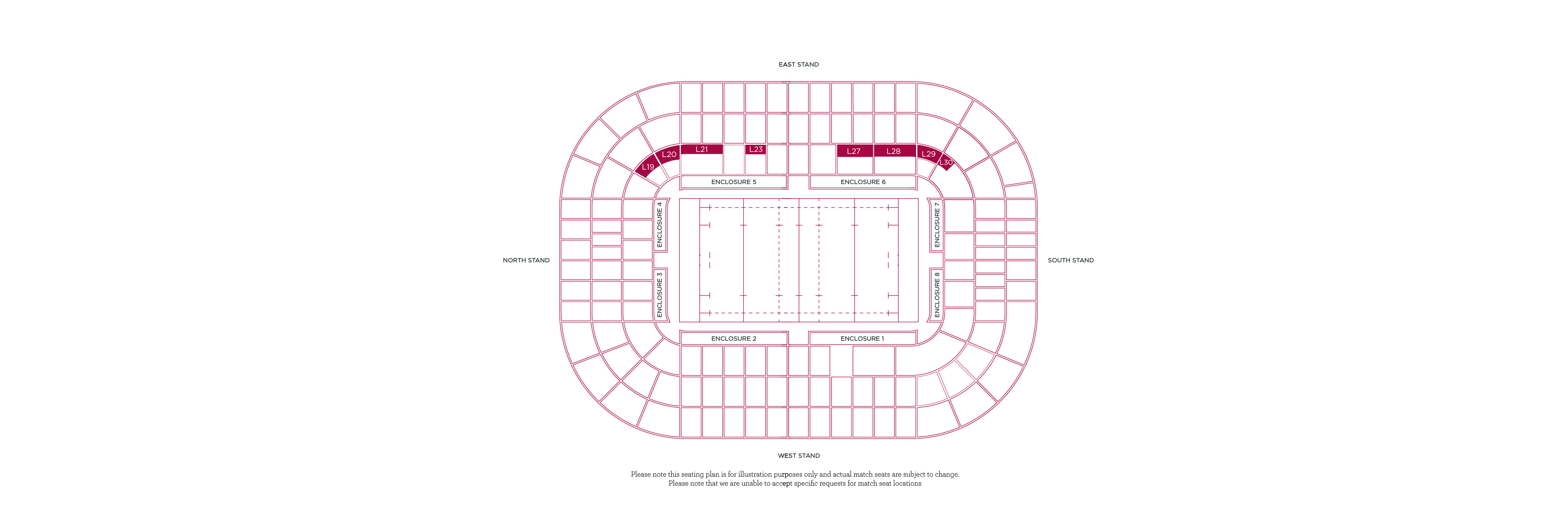 The lock seating plan