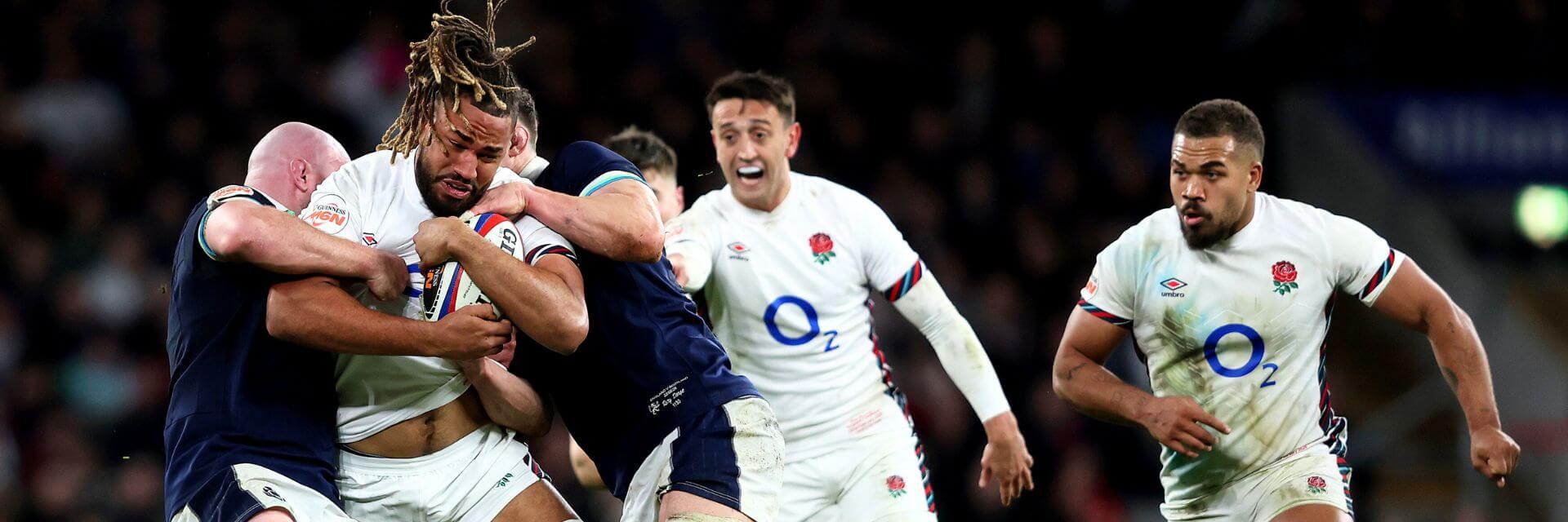 England on the charge against Italy