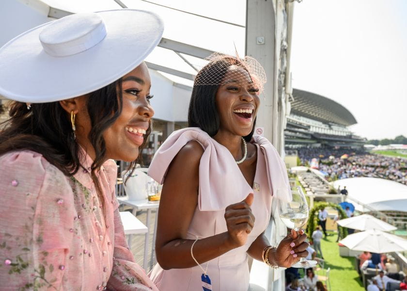 Guest celebrating a win