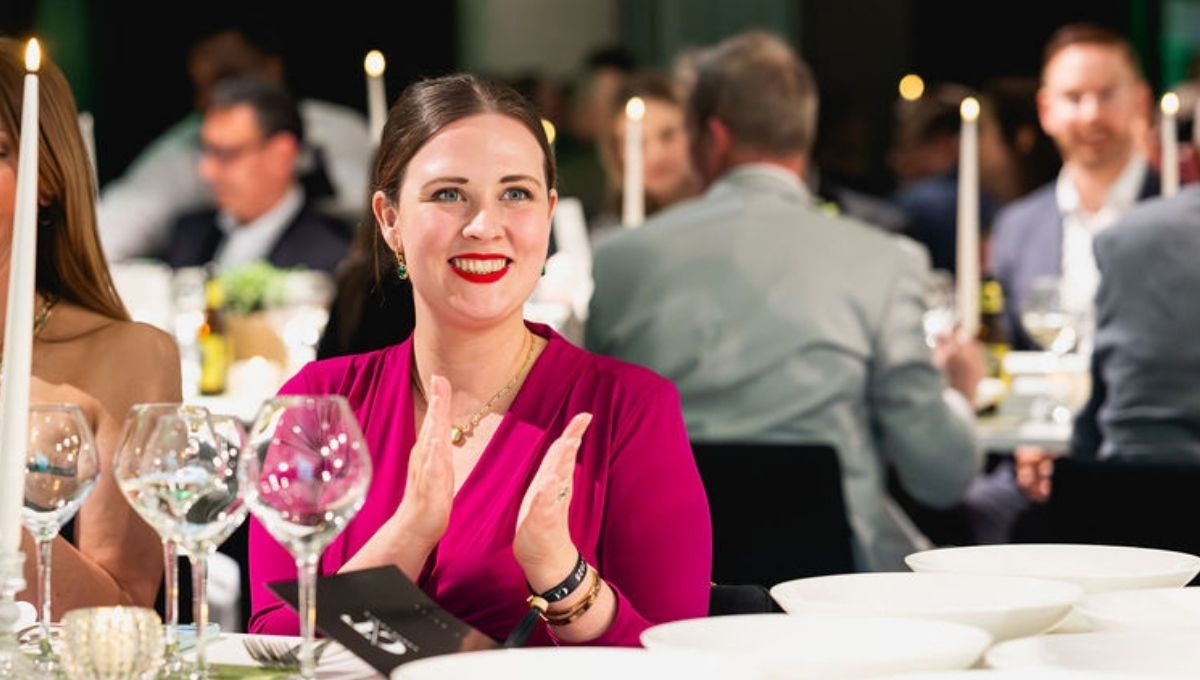 Guests enjoying the entertainment